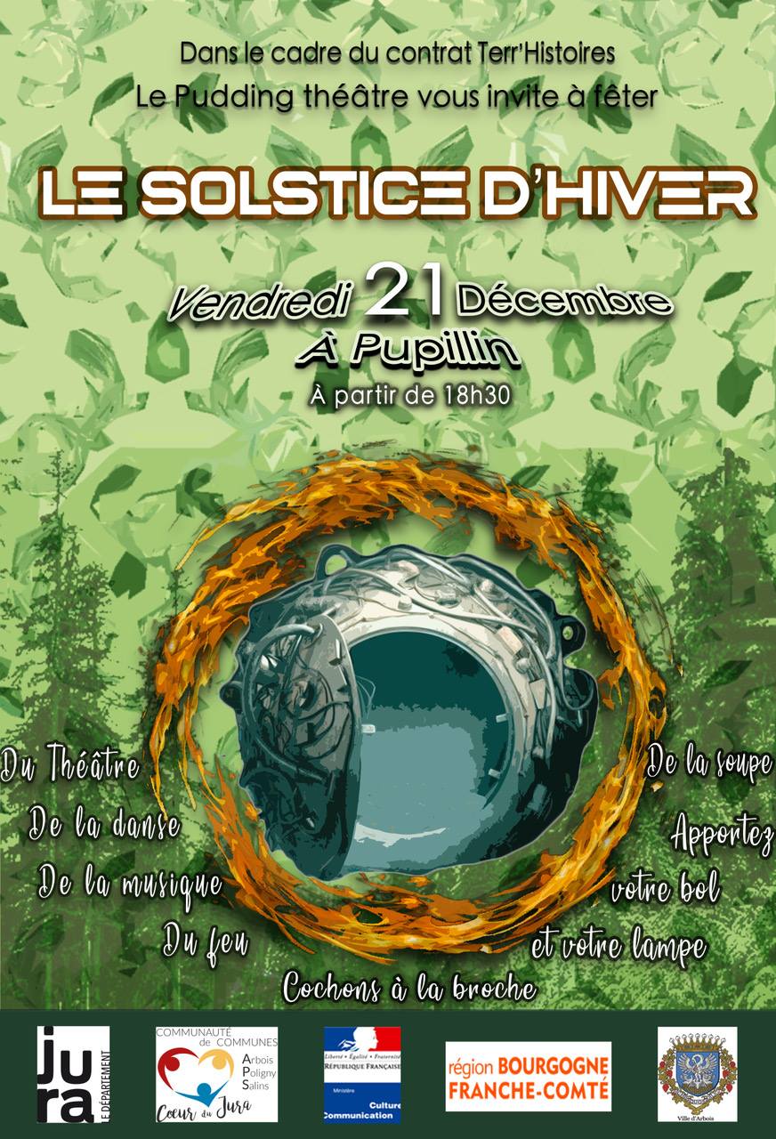 [affiche du Solstice d'hiver le 21 décembre 2018 à Pupillin]