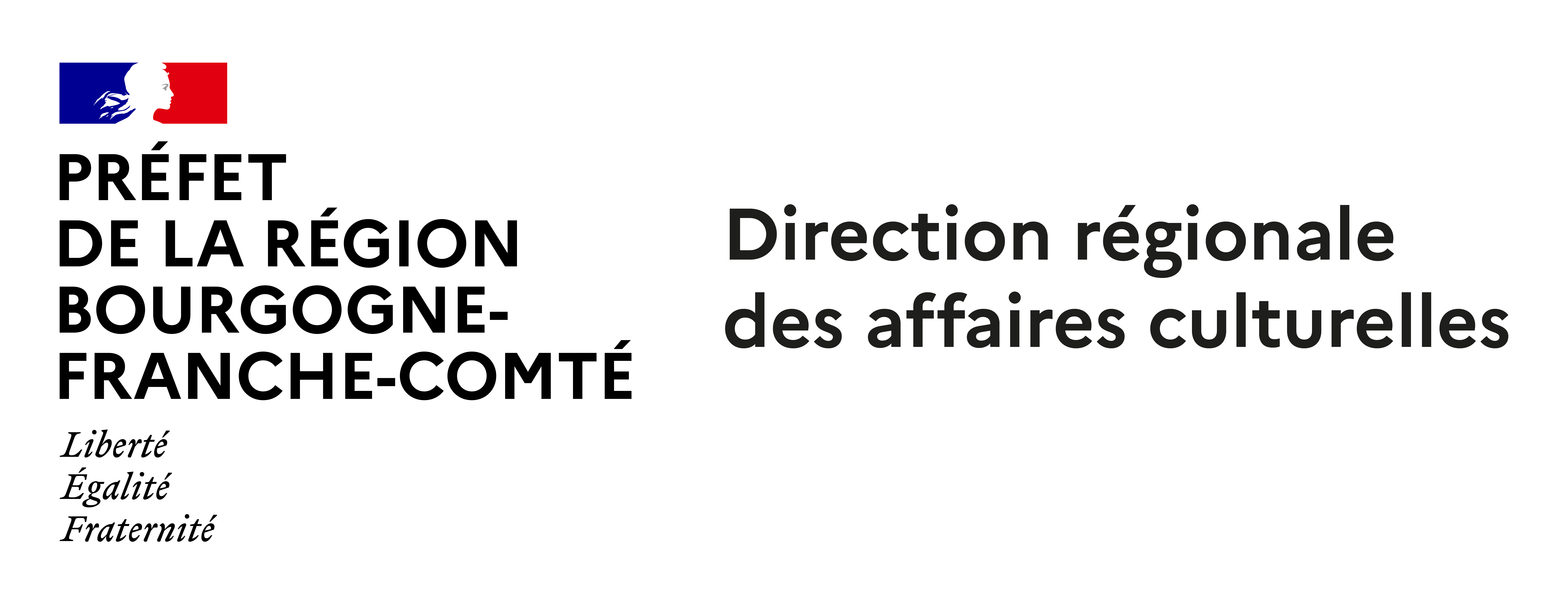 Logo préfet région mention DRAC